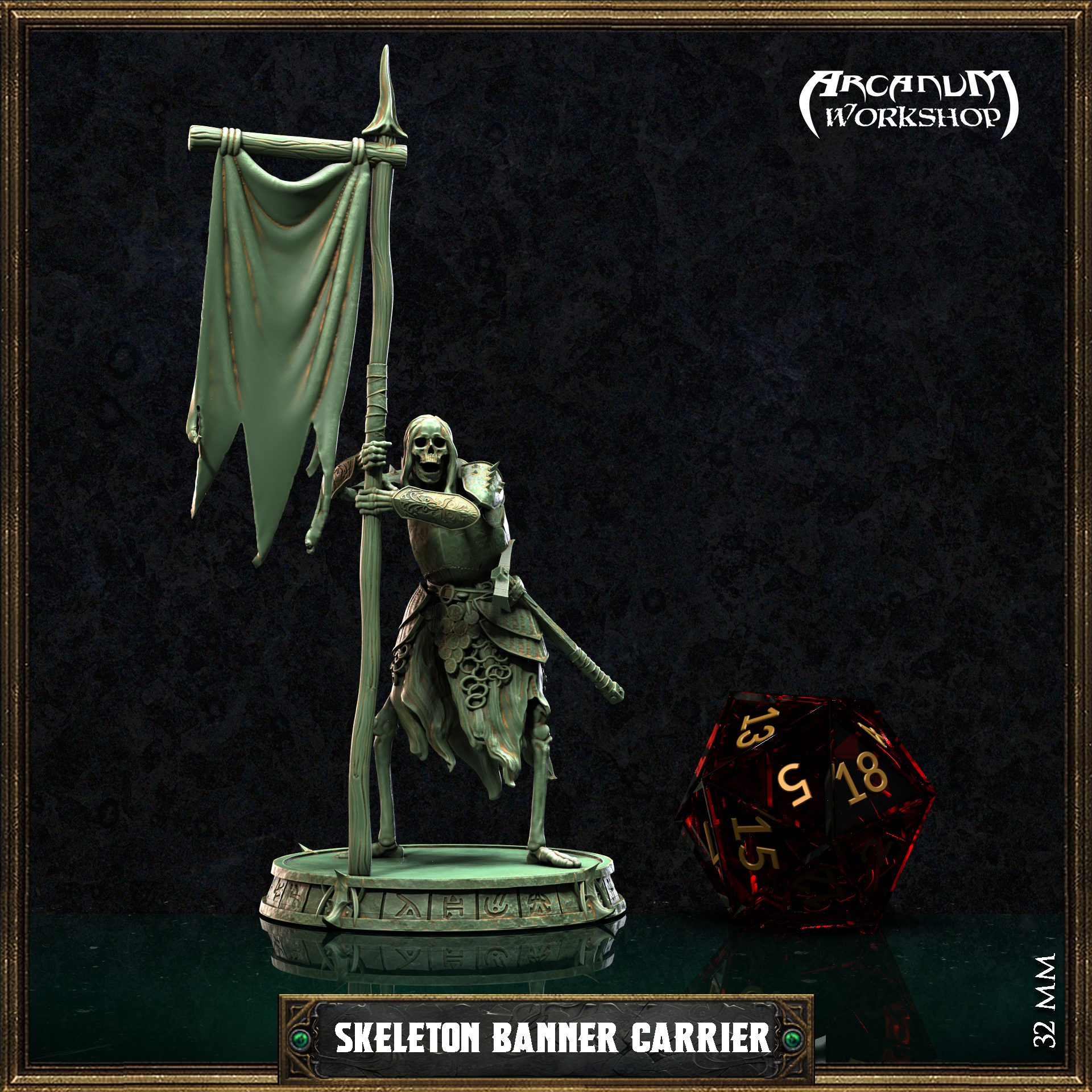 Skeleton Banner Carrier (32mm)